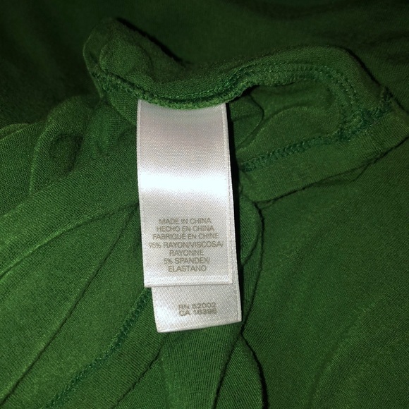 Liz Claiborne Green Turtleneck, Size XL - Picture 5 of 6
